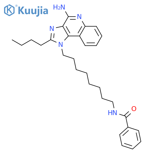 BENZAMIDE, N-[8-(4-AMINO-2-BUTYL-1H-IMIDAZO[4,5-C]QUINOLIN-1-YL)OCTYL]- structure