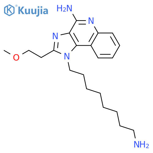 1H-Imidazo[4,5-c]quinoline-1-octanamine, 4-amino-2-(2-methoxyethyl)- structure