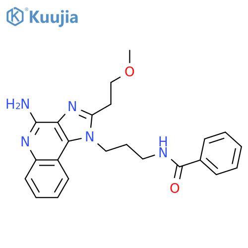 Benzamide,N-[3-[4-amino-2-(2-methoxyethyl)-1H-imidazo[4,5-c]quinolin-1-yl]propyl]- structure