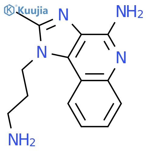 1H-IMIDAZO[4,5-C]QUINOLINE-1-PROPANAMINE, 4-AMINO-2-METHYL- structure
