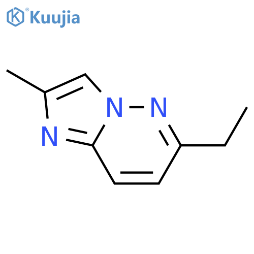 Imidazo[1,2-b]pyridazine, 6-ethyl-2-methyl- structure