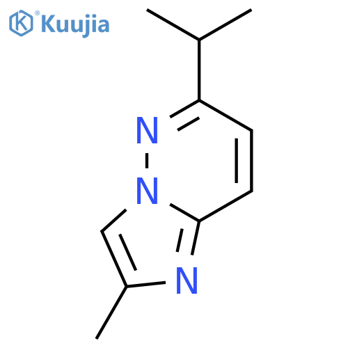 Imidazo[1,2-b]pyridazine, 2-methyl-6-(1-methylethyl)- (9CI) structure