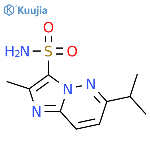 Imidazo[1,2-b]pyridazine-3-sulfonamide, 2-methyl-6-(1-methylethyl)- structure