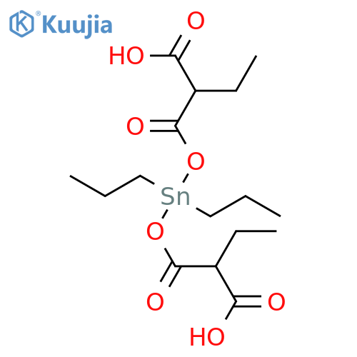 BUTANOIC ACID, 2,2'-[(DIPROPYLSTANNYLENE)BIS(OXYCARBONYL)]BIS- structure