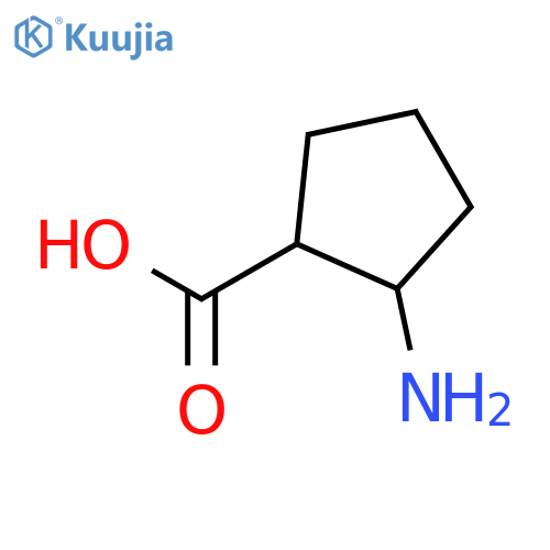 (1RS,2RS)-2-Aminocyclopentanecarboxylic acid structure