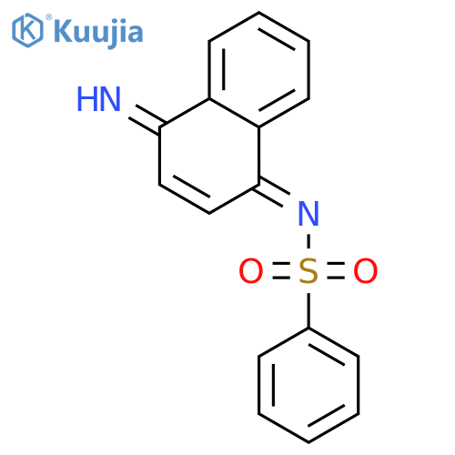 Benzenesulfonamide, N-(4-imino-1(4H)-naphthalenylidene)- structure