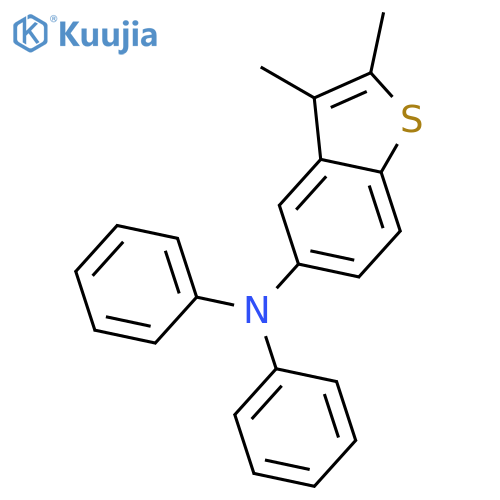 Benzo[b]thiophen-5-amine, 2,3-dimethyl-N,N-diphenyl- structure