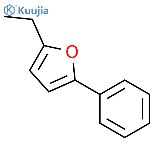 Furan, 2-ethyl-5-phenyl- structure