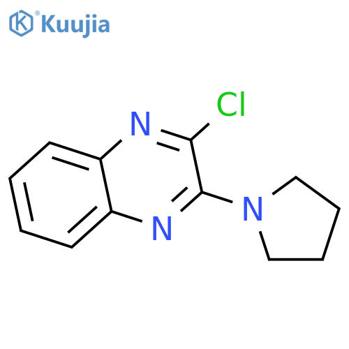 2-chloro-3-(pyrrolidin-1-yl)quinoxaline structure