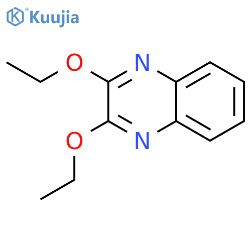 Quinoxaline,2,3-diethoxy- structure
