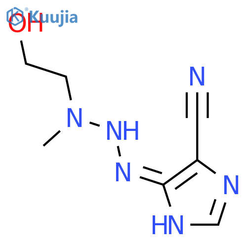 1H-Imidazole-4-carbonitrile,5-[3-(2-hydroxyethyl)-3-methyl-1-triazen-1-yl]- structure