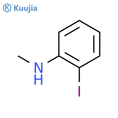 Benzenamine, 2-iodo-N-methyl- structure