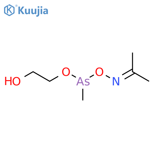 2-Propanone, O-[(2-hydroxyethoxy)methylarsino]oxime structure