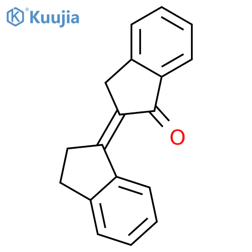 (2E)-2-(2,3-dihydro-1H-inden-1-ylidene)-2,3-dihydro-1H-inden-1-one structure