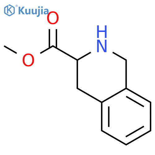 Methyl 1,2,3,4-tetrahydroisoquinoline-3-carboxylate structure