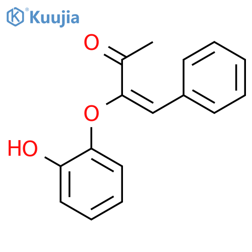 3-BUTEN-2-ONE, 3-(2-HYDROXYPHENOXY)-4-PHENYL- structure