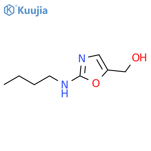 5-Oxazolemethanol, 2-(butylamino)- structure