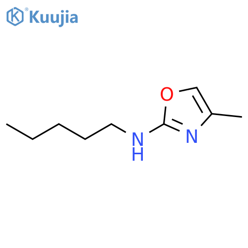 2-Oxazolamine, 4-methyl-N-pentyl- structure