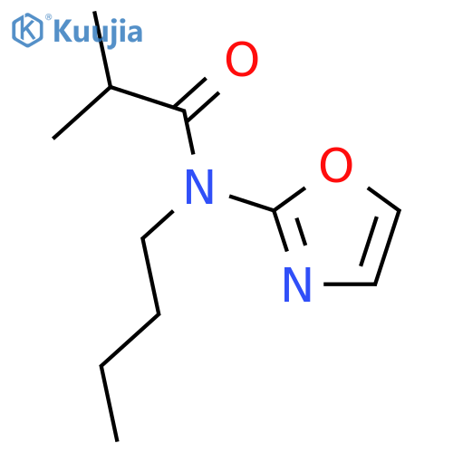 Propanamide, N-butyl-2-methyl-N-2-oxazolyl- structure
