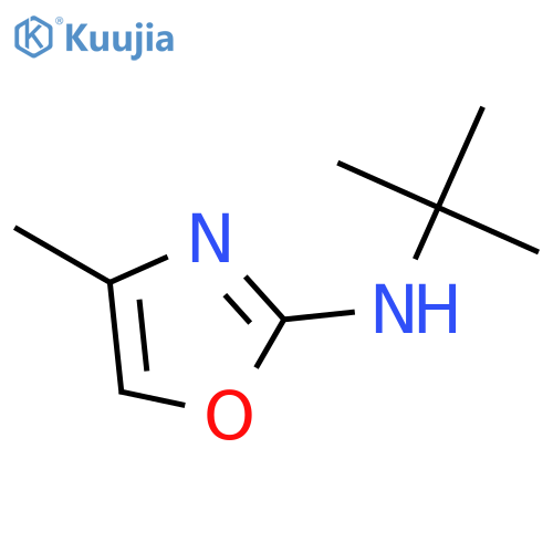 2-Oxazolamine, N-(1,1-dimethylethyl)-4-methyl- structure