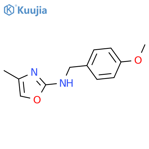 2-OXAZOLAMINE, N-[(4-METHOXYPHENYL)METHYL]-4-METHYL- structure