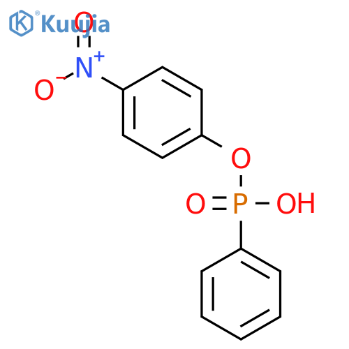 4-Nitrophenyl hydrogen phenylphosphonate structure