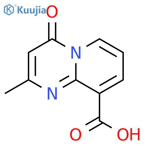 2-methyl-4-oxo-4H-pyrido1,2-apyrimidine-9-carboxylic acid structure