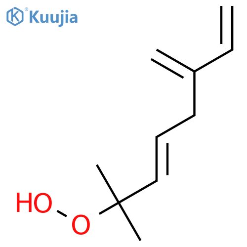 Hydroperoxide, 1,1-dimethyl-5-methylene-2,6-heptadienyl structure