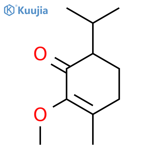 2-Cyclohexen-1-one, 2-methoxy-3-methyl-6-(1-methylethyl)- structure