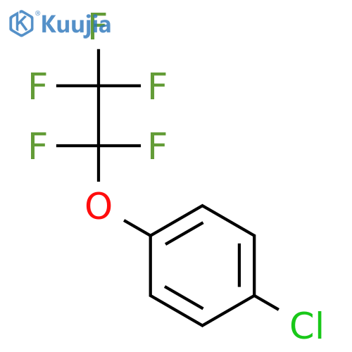 BENZENE, 1-CHLORO-4-(PENTAFLUOROETHOXY)- structure