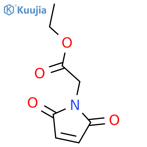 1H-Pyrrole-1-acetic acid, 2,5-dihydro-2,5-dioxo-, ethyl ester structure