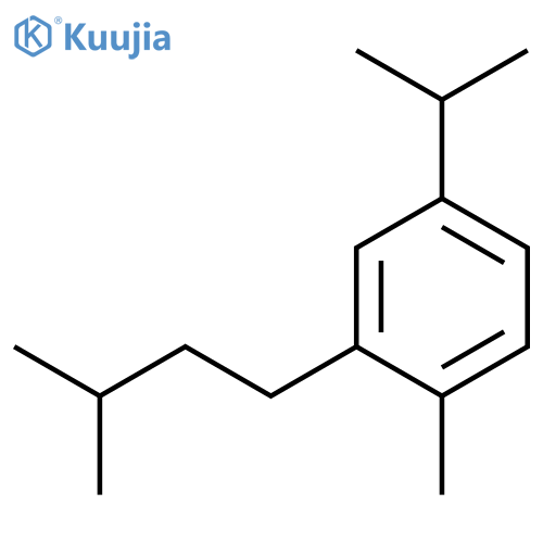 BENZENE, 1-METHYL-2-(3-METHYLBUTYL)-4-(1-METHYLETHYL)- structure