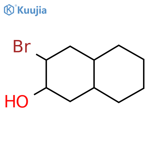 (2S,3R)-3-Bromodecahydronaphthalen-2-ol structure