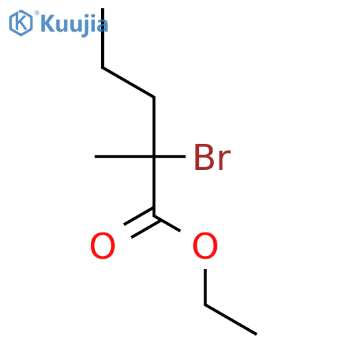 PENTANOIC ACID, 2-BROMO-2-METHYL-, ETHYL ESTER structure