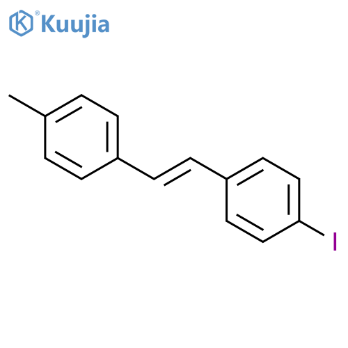 Benzene, 1-iodo-4-[(1E)-2-(4-methylphenyl)ethenyl]- structure