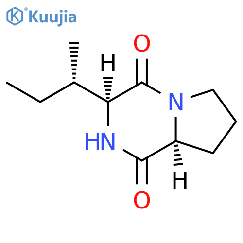 Cyclo(L-Pro-L-Ile) structure