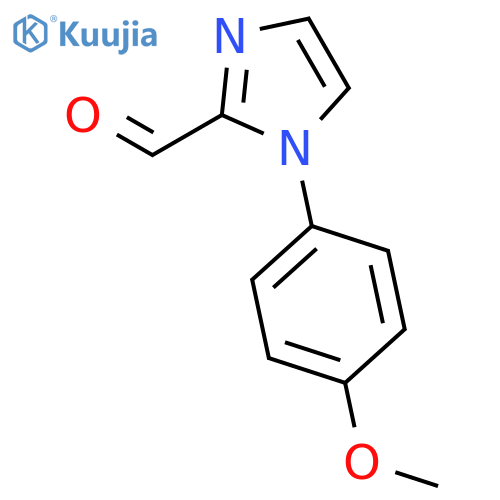 1-(4-methoxyphenyl)-1H-imidazole-2-carbaldehyde structure