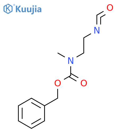 CARBAMIC ACID, (2-ISOCYANATOETHYL)METHYL-, PHENYLMETHYL ESTER structure