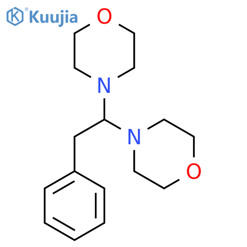 Morpholine, 4,4'-(2-phenylethylidene)bis- structure