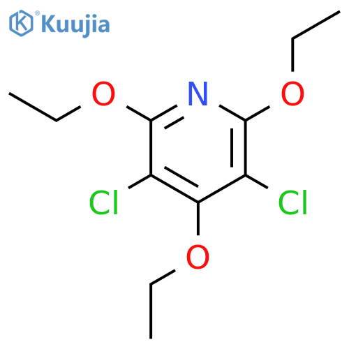 Pyridine, 3,5-dichloro-2,4,6-triethoxy- structure