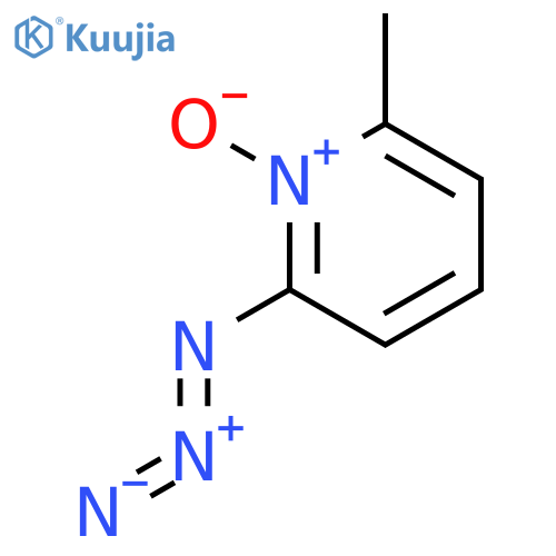 Pyridine, 2-azido-6-methyl-, 1-oxide structure