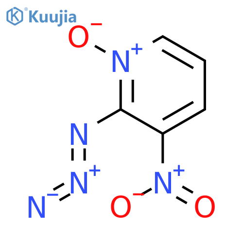 Pyridine, 2-azido-3-nitro-, 1-oxide structure