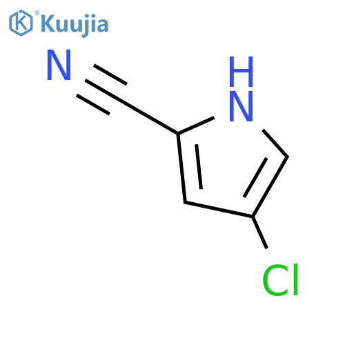 4-Chloro-1H-pyrrole-2-carbonitrile structure