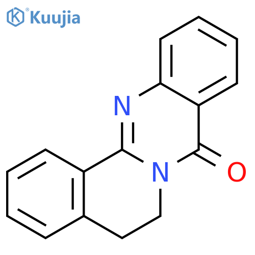 8H-Isoquino[1,2-b]quinazolin-8-one, 5,6-dihydro- structure
