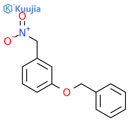 BENZENE, 1-(NITROMETHYL)-3-(PHENYLMETHOXY)- structure