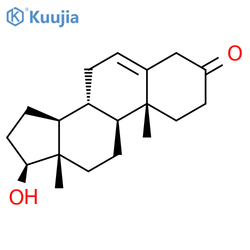 (17β)\u200b-\u200b17-\u200bHydroxyandrost-\u200b5-\u200ben-\u200b3-\u200bone structure