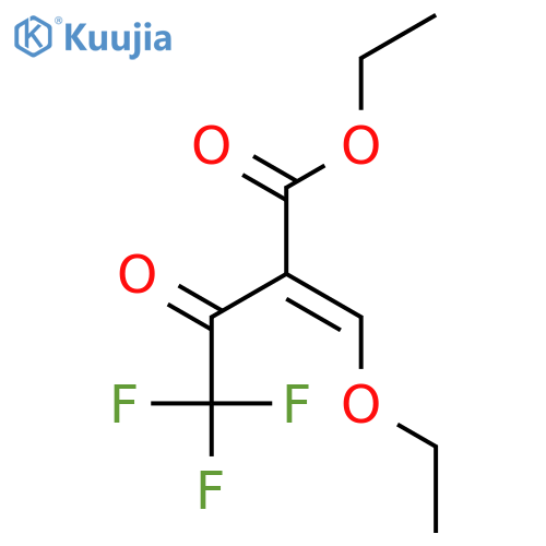 Ethyl 2-(Ethoxymethylene)-4,4,4-trifluoro-3-oxobutanoate structure