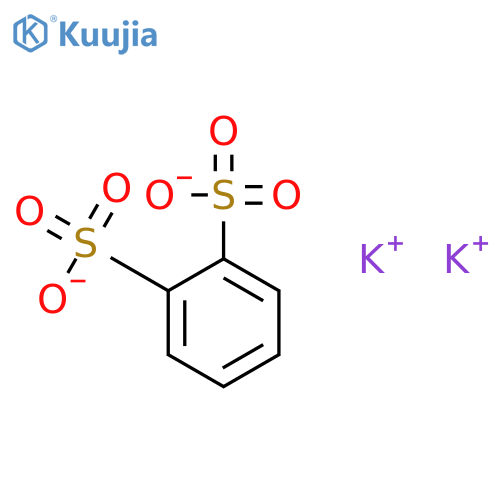 1,2-Benzenedisulfonicacid, potassium salt (1:2) structure