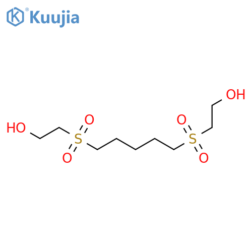 2-5-(2-Hydroxyethanesulfonyl)pentanesulfonylethan-1-ol structure