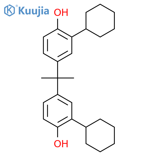 2,2-Bis(3-cyclohexyl-4-hydroxyphenyl)propane structure